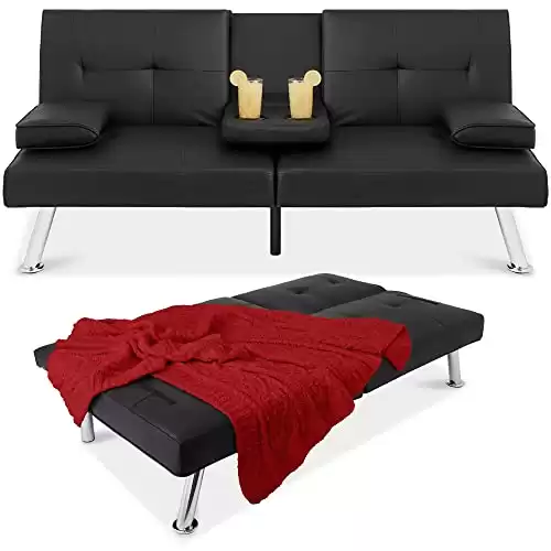 Modern Leather Futon