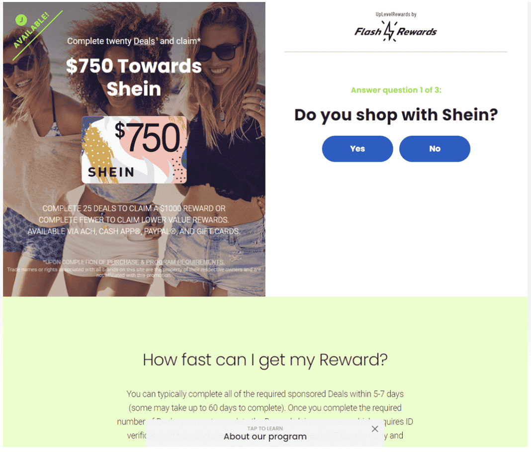 750 Shein Gift Card Offer Real or Fake? (With Screenshots)