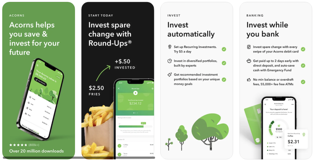 acorns best investment app