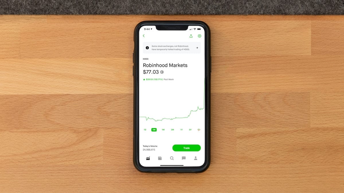 robinhood app on phone