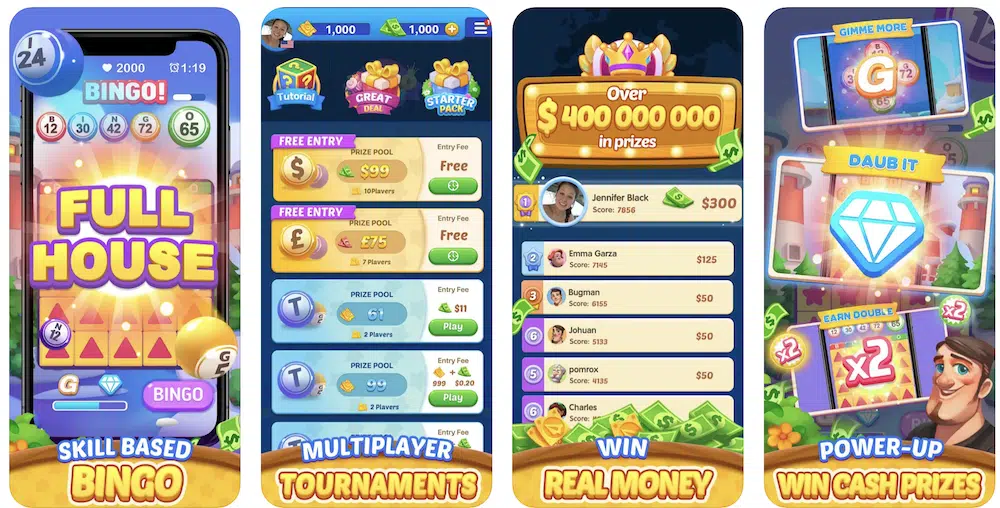 game apps to win real money bingo tour