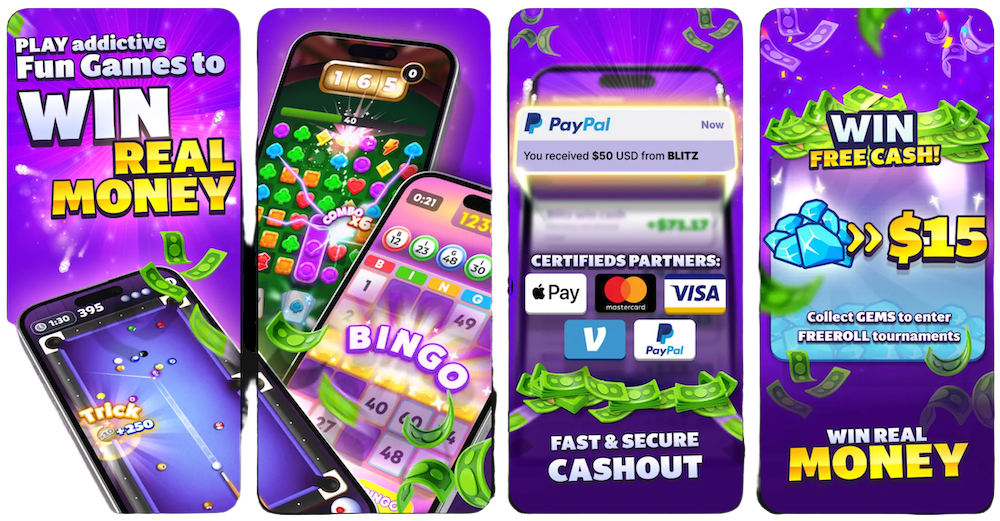 Blitz Win Cash App Screenshot