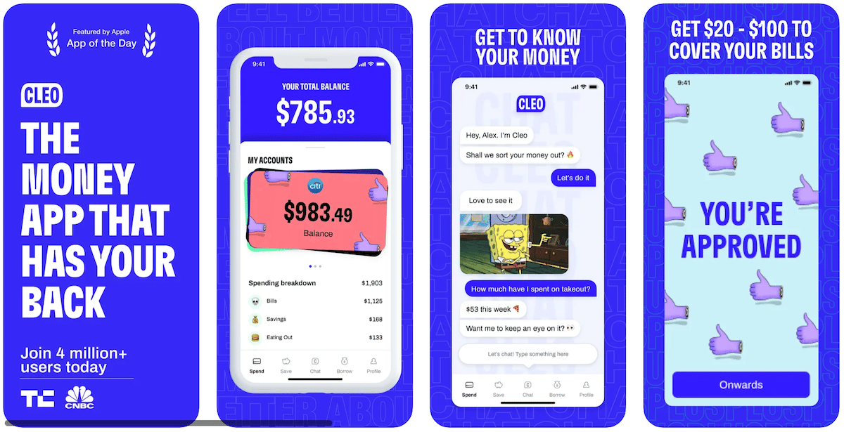 Apps Like Cleo Get up to 250 in Seconds