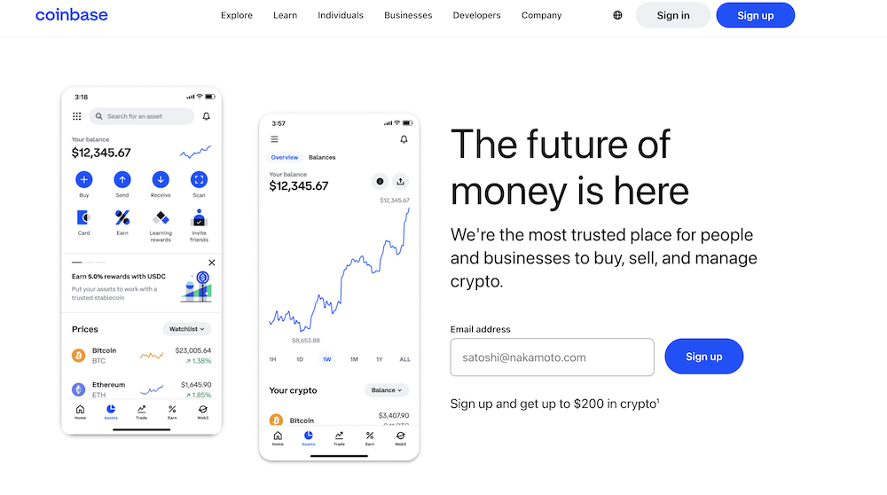 coinbase crypto reward