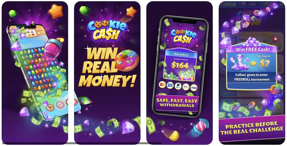 cookie cash game apps to win real money