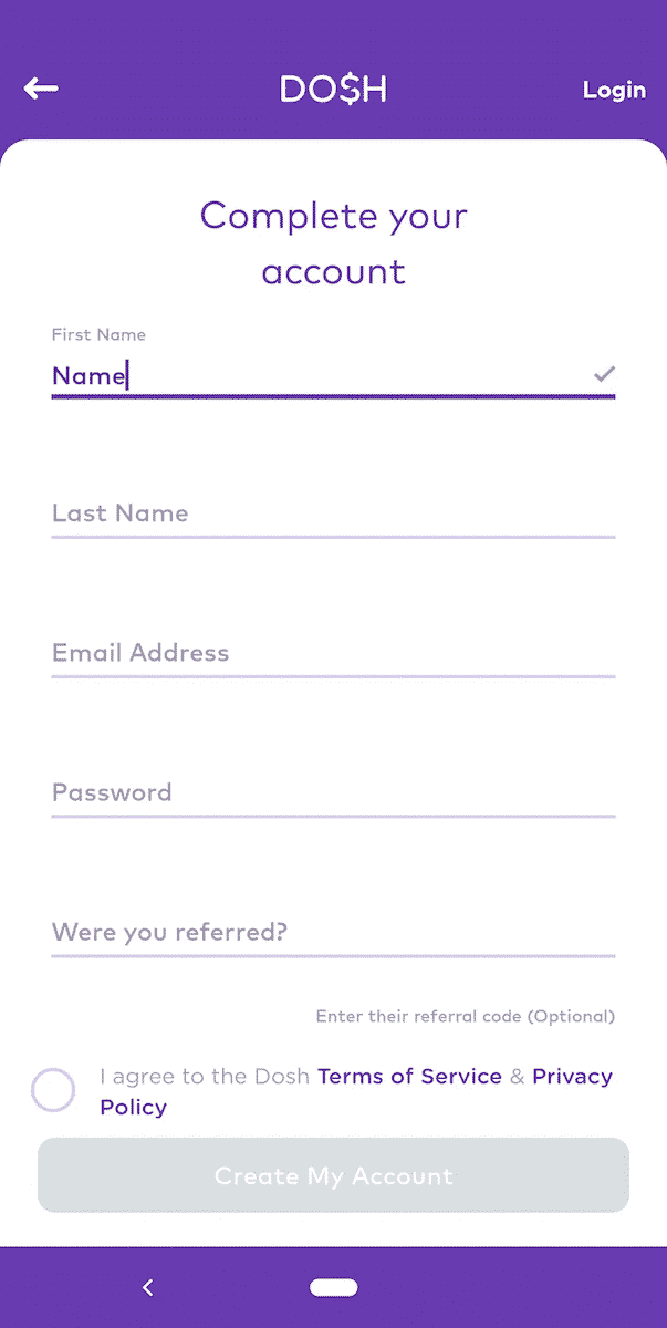 dosh referral code