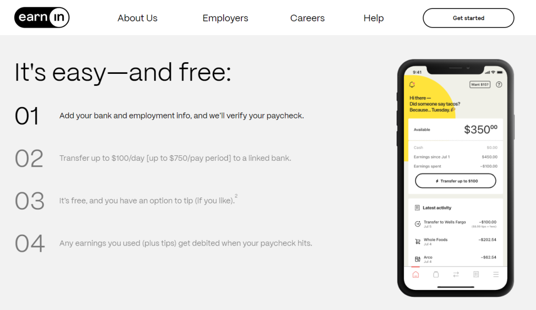 EarnIn Review How Does EarnIn Work?