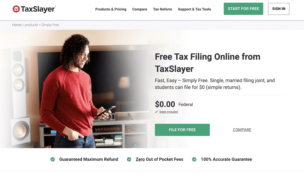 free tax services from taxslayer