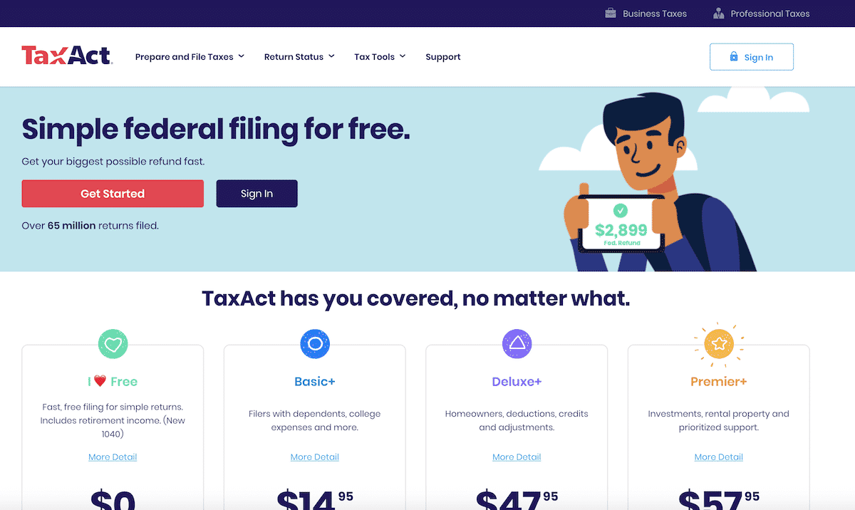 free tax software