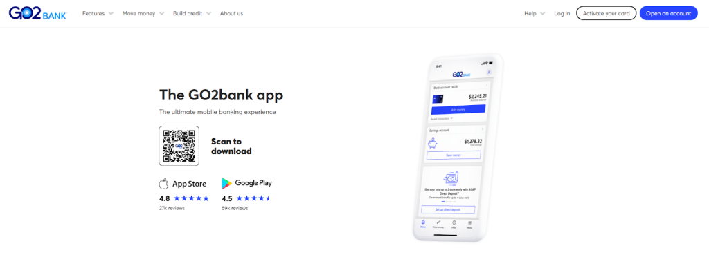 go2bank app