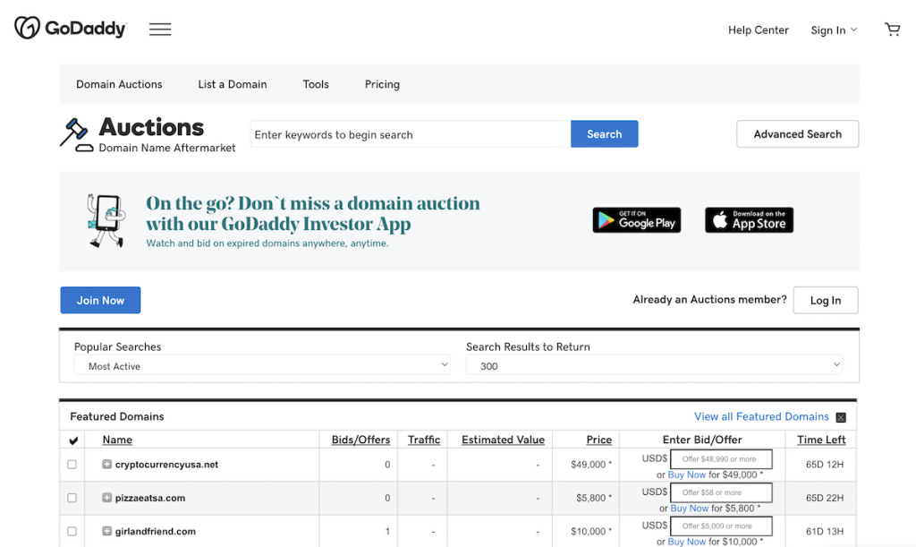 flip 10k quickly with domain names