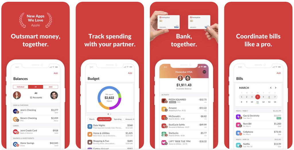 honeydue app best budget app for couples