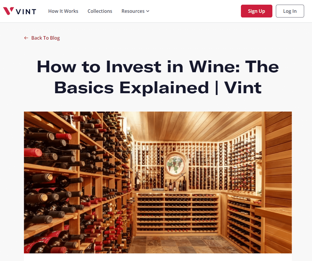 Vint Review 2023 Fine Wine and Rare Spirits Investing