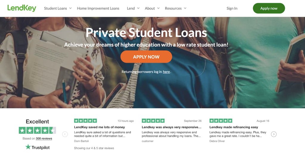 lendkey private student loans