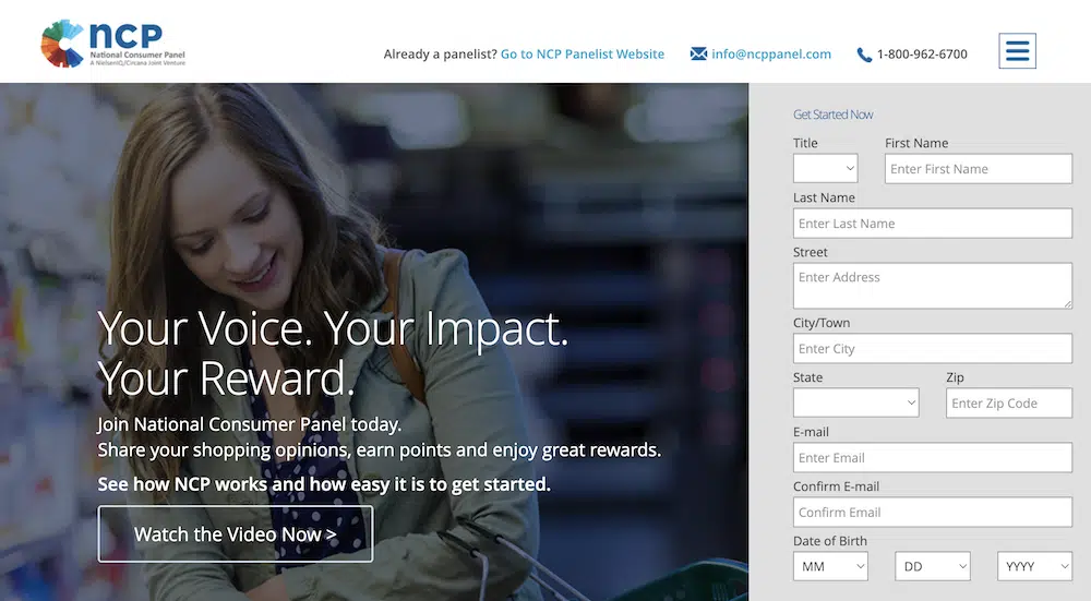 NCP National Consumer Panel homepage