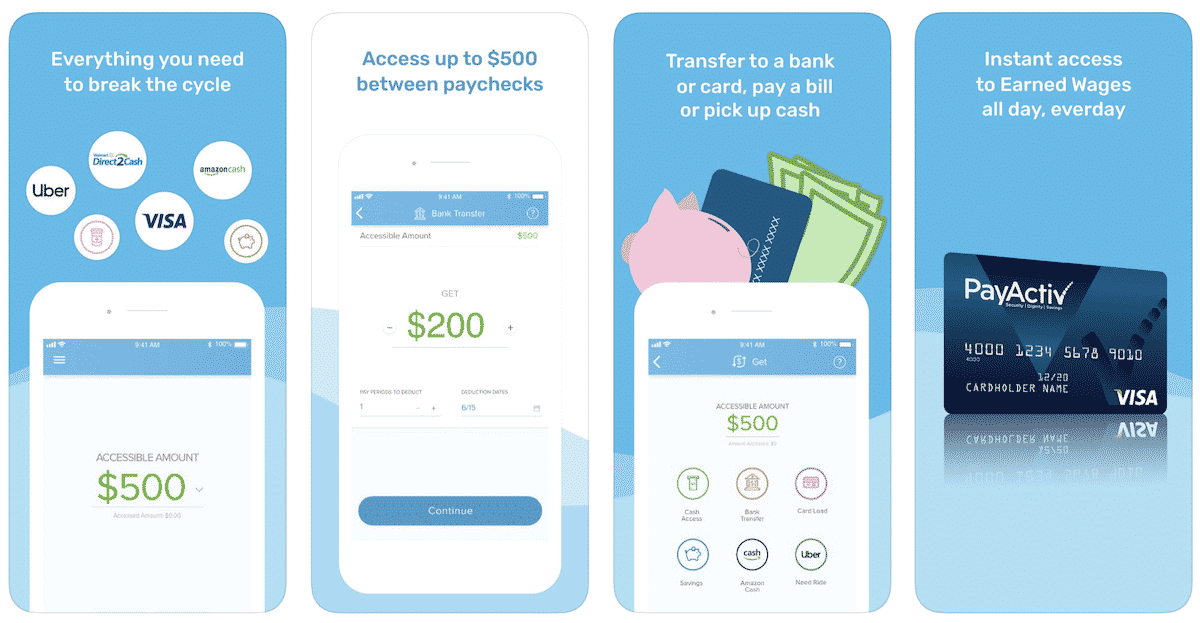 apps like possible finance payactiv