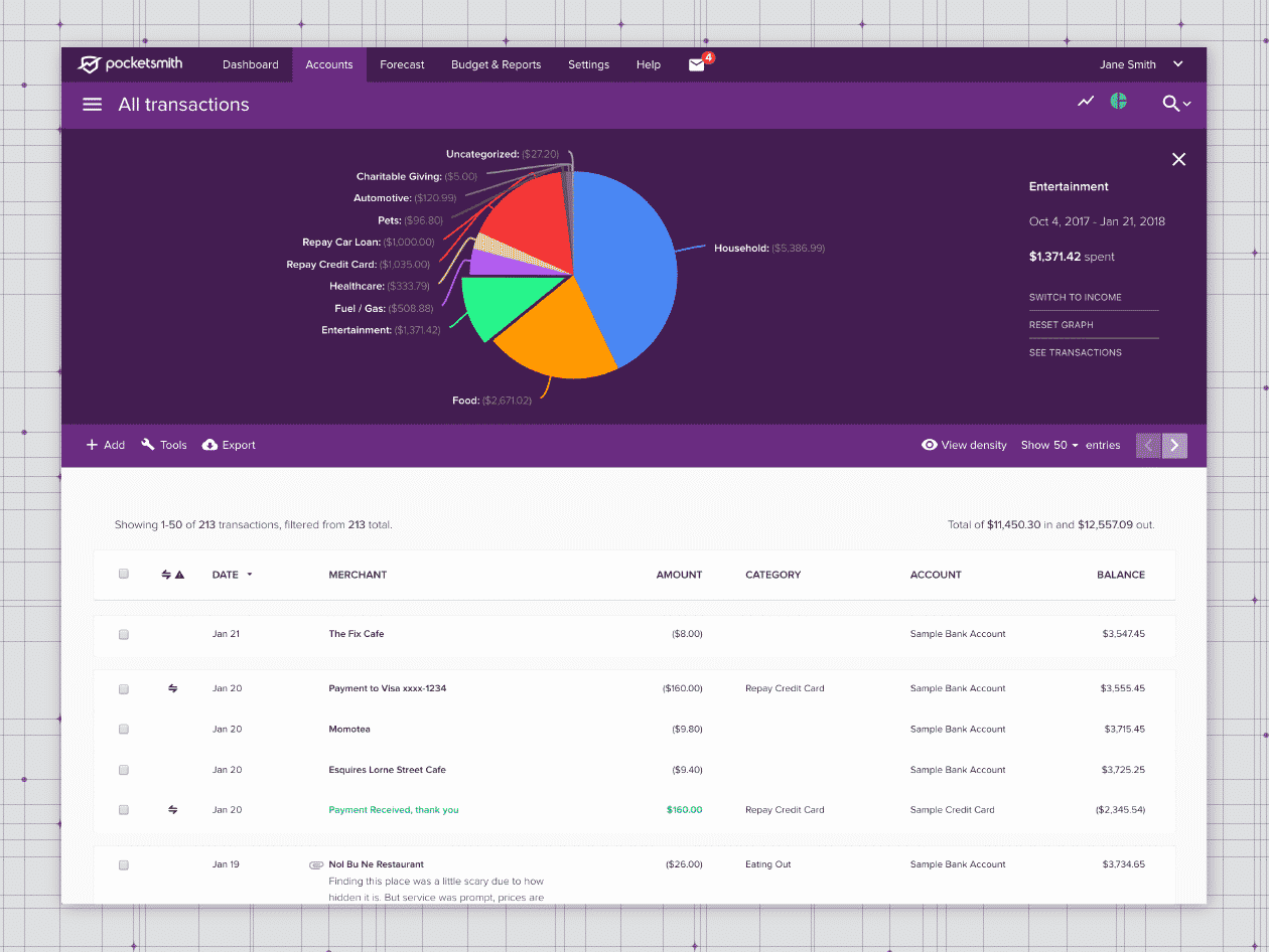 pocketsmith review