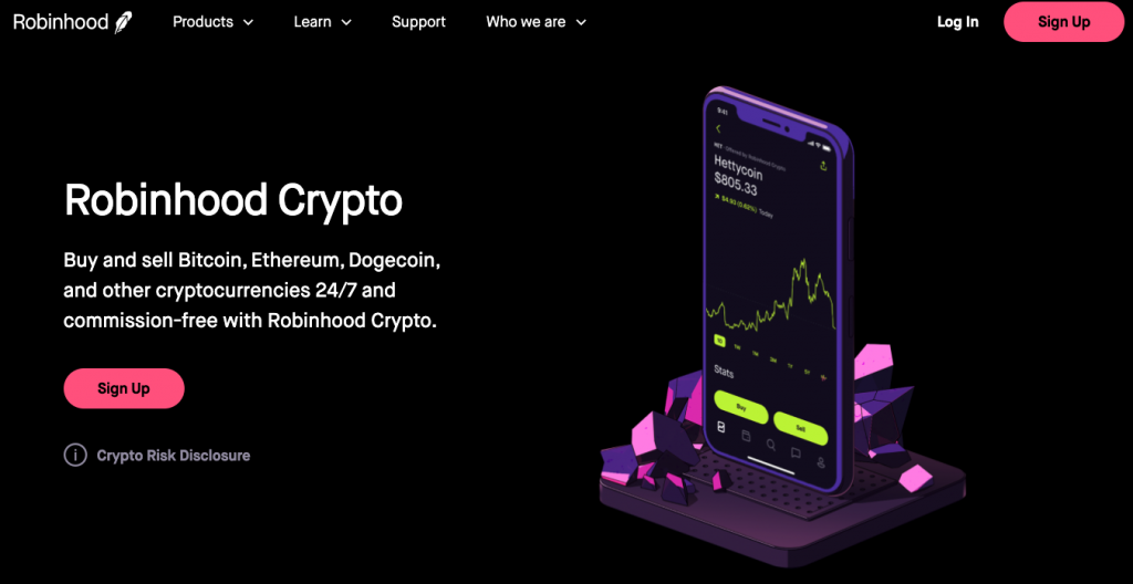 robinhood crypto