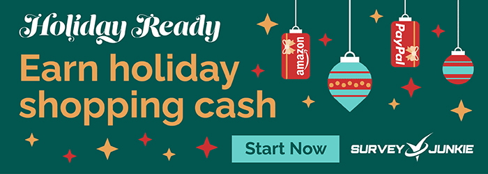 survey junkie holiday cash