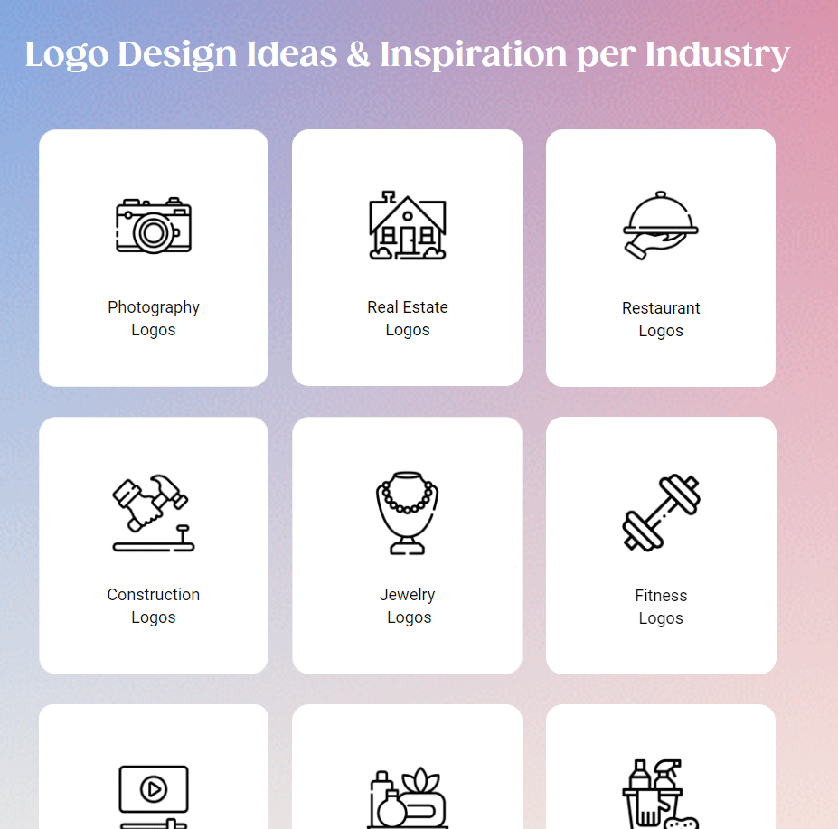 tailor brands logo design ideas