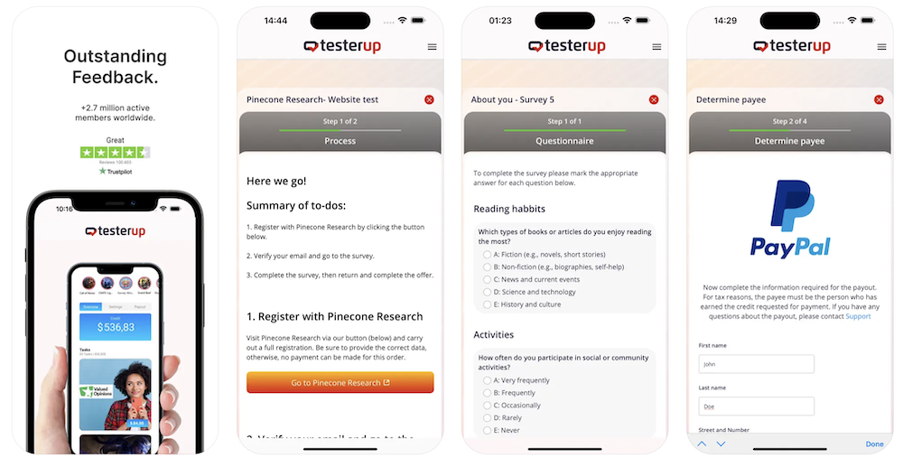 testerup app