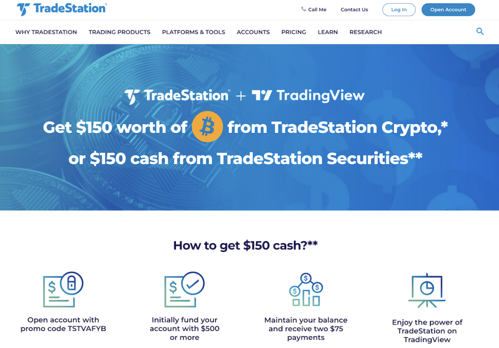 tradestation crypto bonus